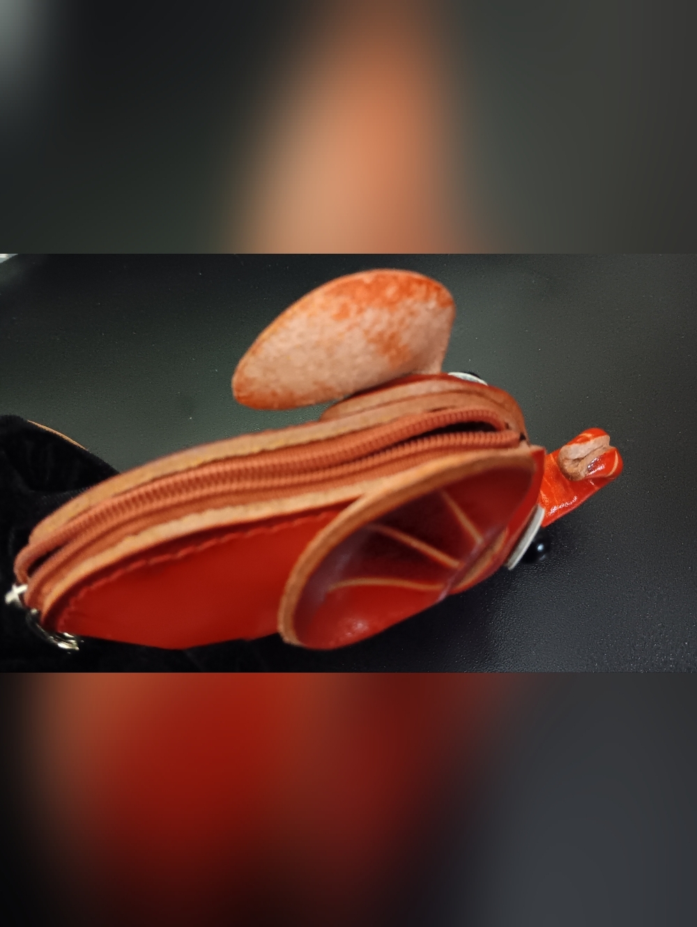 Elephant Leather Wristlet (New) - Picture 6 of 10